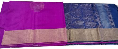 SOFT SILK SAREE WITH BLOUSE